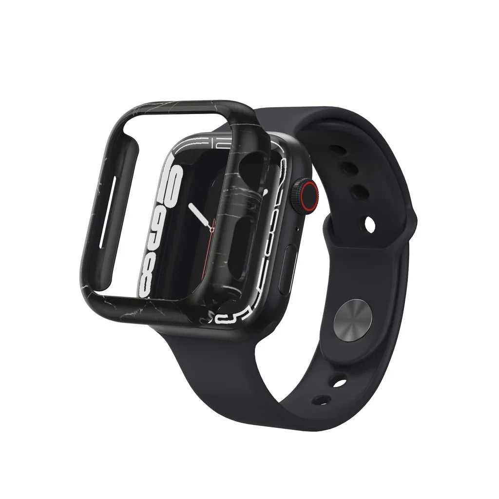 Casestudi Prismart Series Case For Apple Watch 44/45mm - Marble Black - Tashqila Casestudi Prismart Series Case For Apple Watch 44/45mm - Marble Black - Tashqila